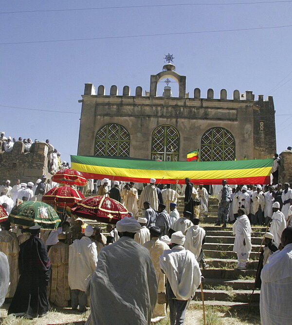 Ethiopia the maryam feast, feast of mary, at axum. The old church of saint mary of zion